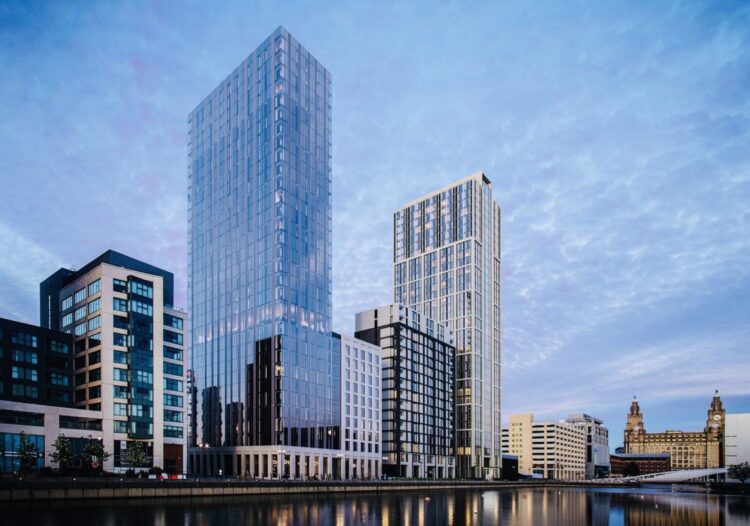 Patagonia Place, a 31-storey tower planned for Princes Dock at Liverpool Waters